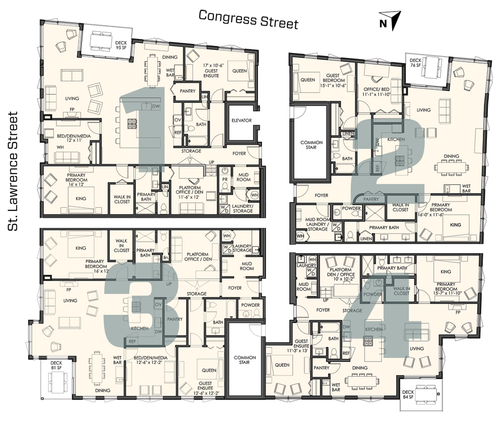 Four Different Floor Plans - 118onmunjoyhill.com | 118onmunjoyhill.com